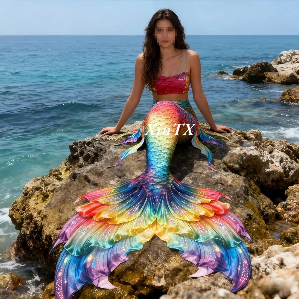 Aquarium - ملابس سباحة نسائية كبيرة بذيل حورية