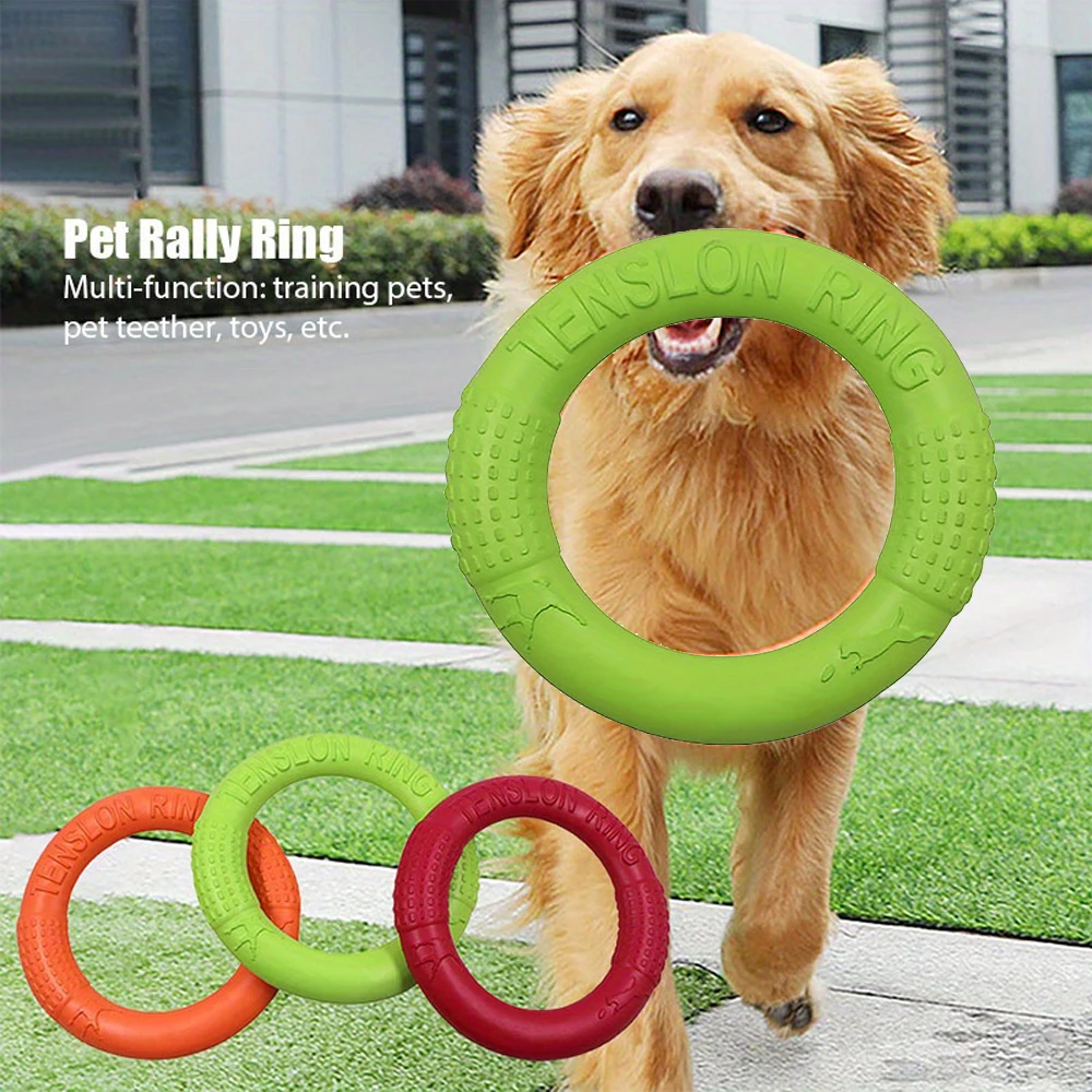 لعبة حيوانات أليفة بقرص طائر خ - مراجعة Flying Disc Dog Training Toy وسعره