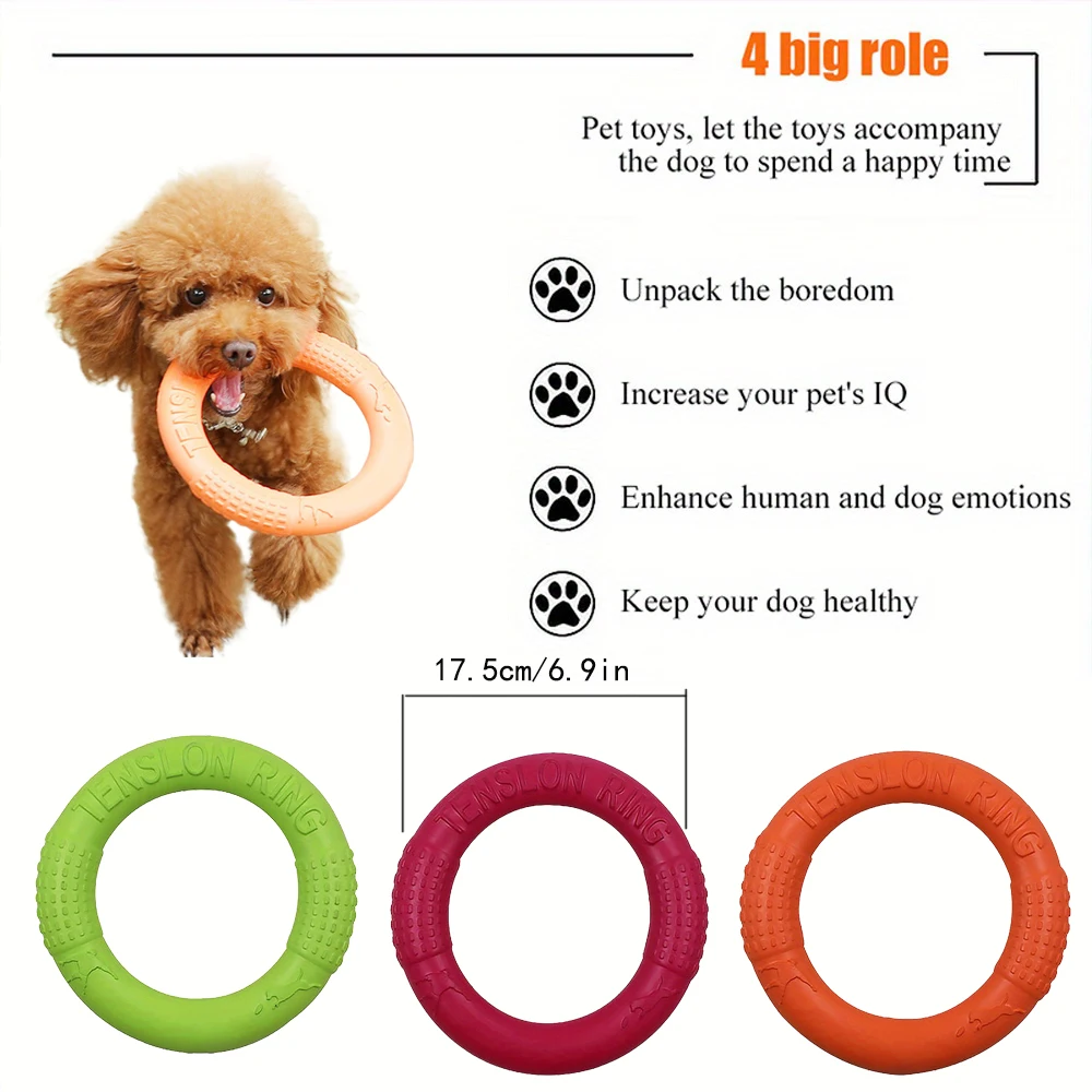 لعبة حيوانات أليفة بقرص طائر خ - مراجعة Flying Disc Dog Training Toy وسعره