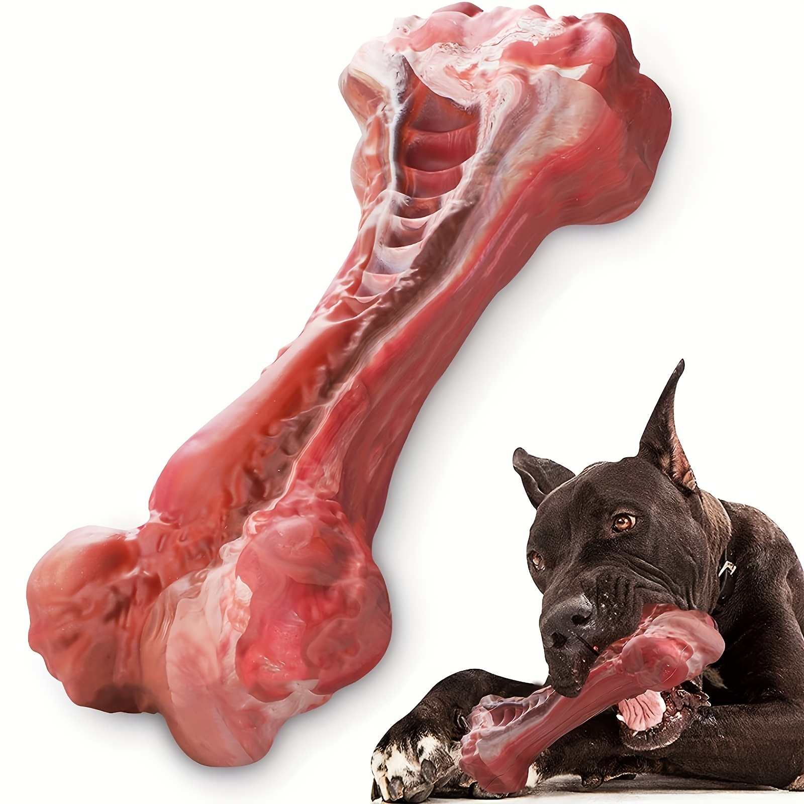 لعبة عض للكلاب من السيليكون، م - مراجعة Indestructible Dog Chew Toy وسعره